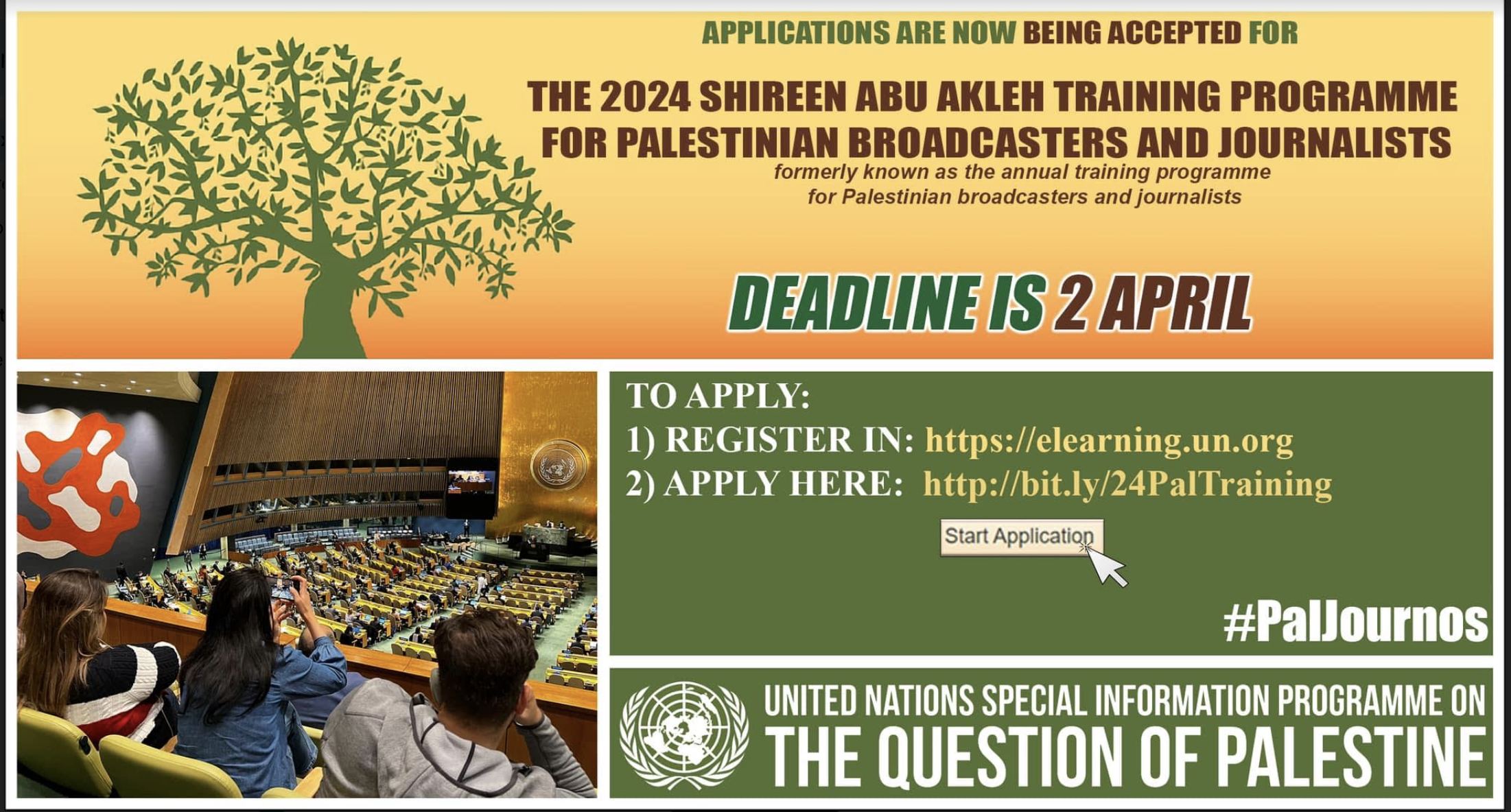 The 2024 Shireen Abu Akleh Training Programme