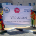 Palestine  Yes  Alumni Banner For The New Children's Wing At The  Palestine  Medical  Hospital  Complex 0