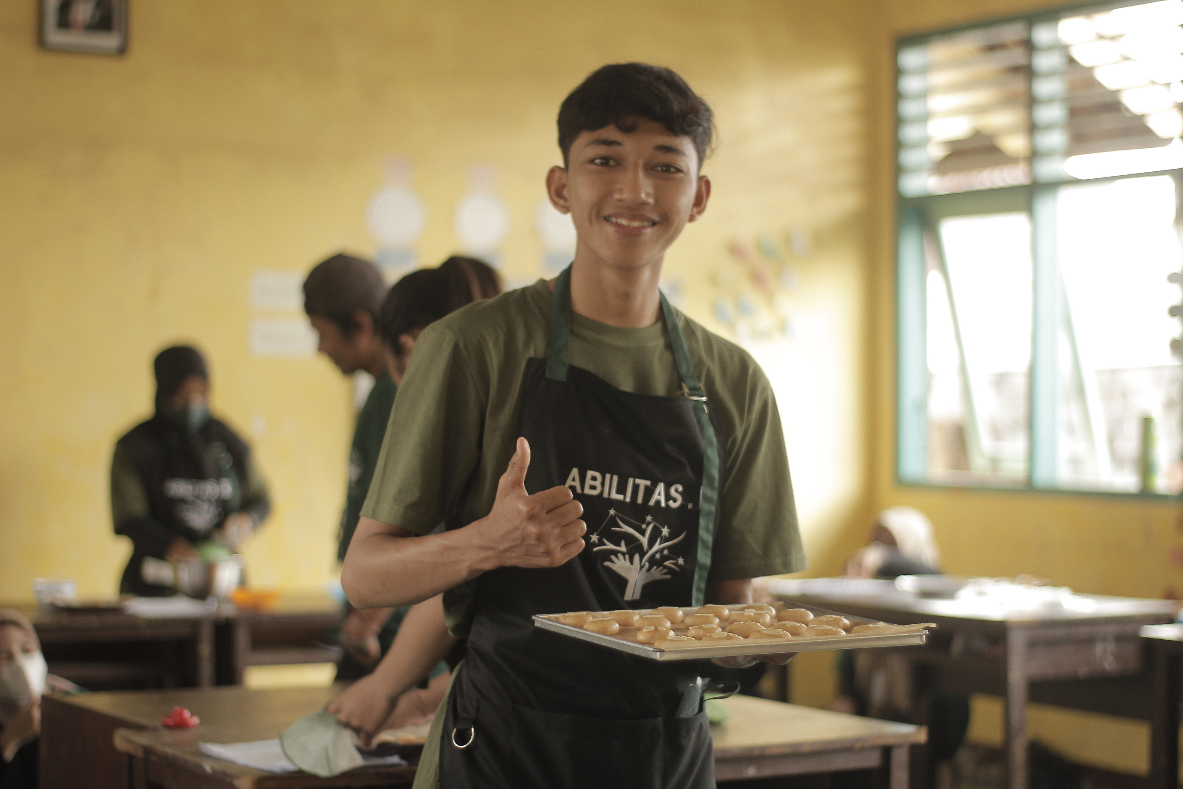 Ari Participant Is Getting Ready To Bake His Peanut Butter Cookies Jpg