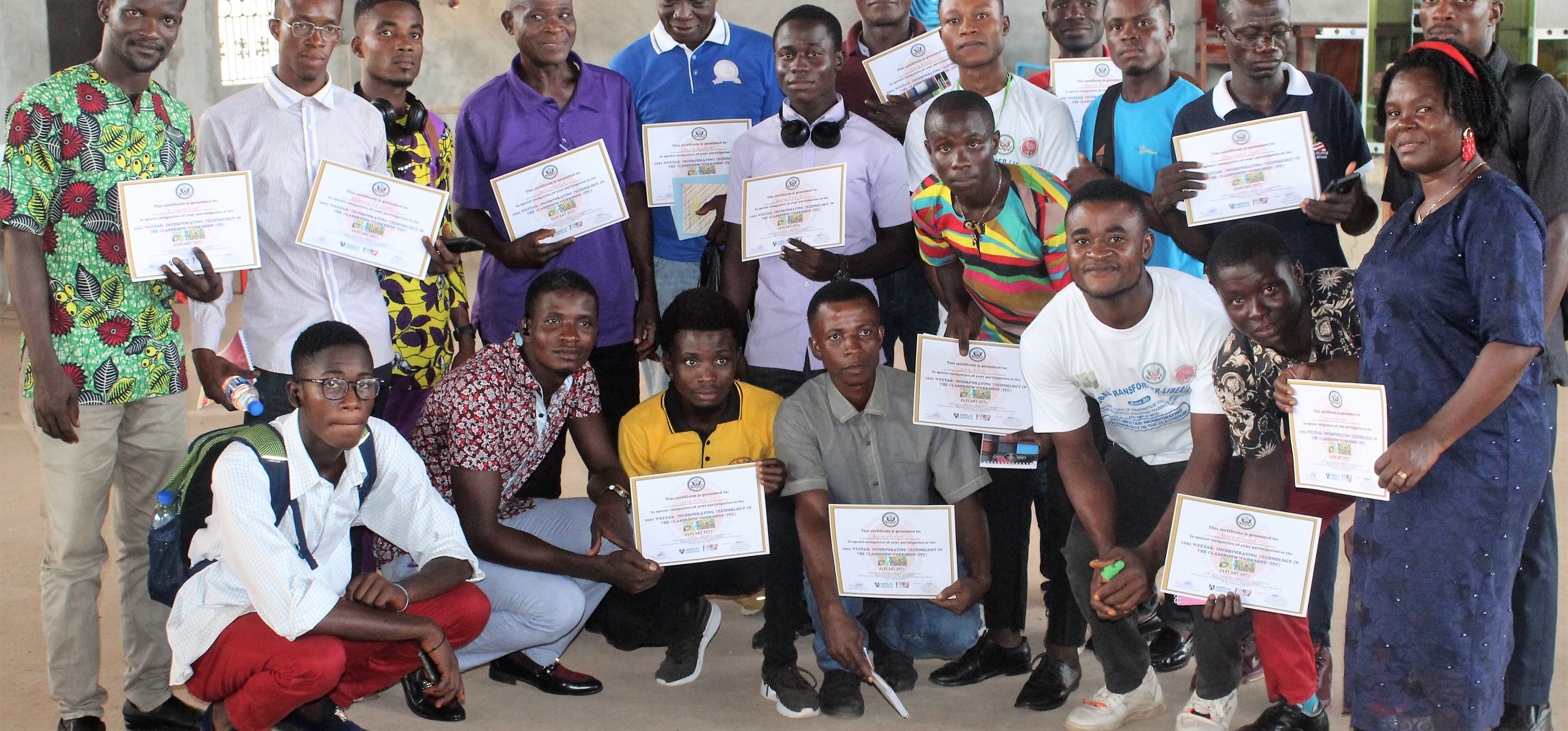 Participants with certificates
