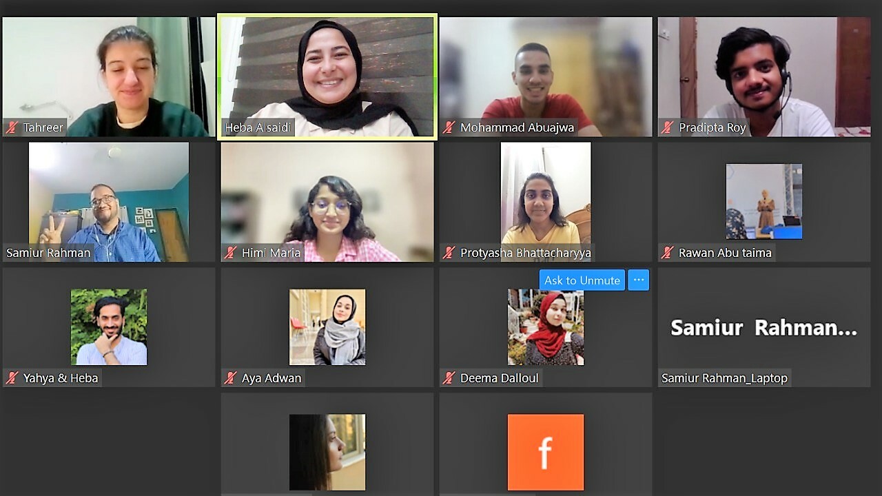 Zoom Screenshot With Seven Participants On Camera And Several Off Camera