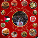 Cover of the cookbook featuring images of Palestinian dishes