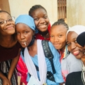 A selfie with six girls smiling together