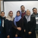 Gazan YES alumni at the ASL activity