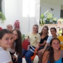 Albania Yes Alumni 19 Aleksis Satka And Debora Ceta Visit At The Elderly House