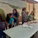 Alumni painting childrens faces