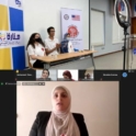 Egyptian alumni speaking at a GYSD webinar