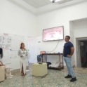 Julencia presents her business plan during Havana business course