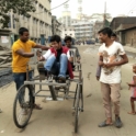 Alumni in Bangladesh sit in their Rover model
