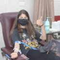Mira Sharaireh 17 While Donating Blood