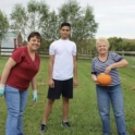 Mohammad with his host family