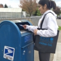 YES student Posting Mails In Mail Boxes