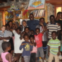 Senegal Goree The Ac Papa Abdoulaye Diop In A Group Picture His English Class Students At Goree