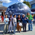 Picture of Naveen at the Festival with other students.