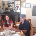 Sefeda And Greis Eat With Senior Citizens