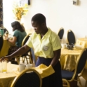 Student Of Shtd Working In The University Of Ghana Guest Centre Restaurant