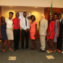 U S  Ambassador To Senegal Jim Zumwalt Together With Recently Returned Yes Alumni And Yes Students At The Welcome Goodbye Event At The U S  Embassy