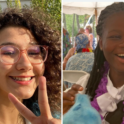 Headshots of two YES students side by side