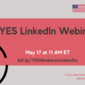 Graphic promoting the YES LinkedIn Webinar