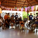 YES alumna and the whole team with the special needs people taking a group picture.