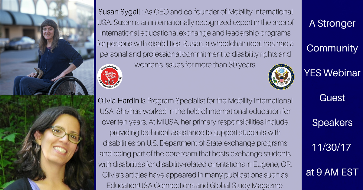 A graphic about Susan Sygall
